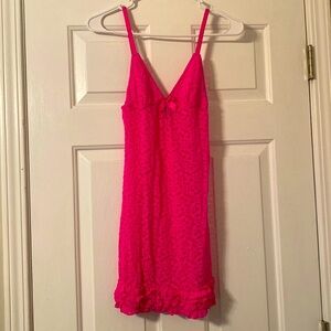 Victoria's Secret Sexy Little Things Hot Pink Lace lingerie